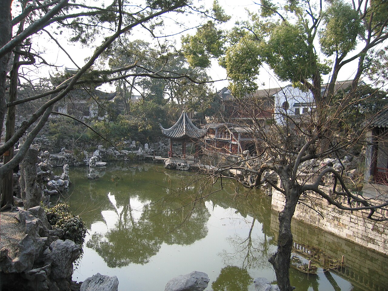 狮子林假山